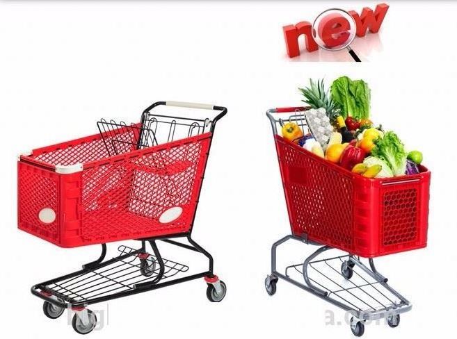 Outdoor shopping portable hand cart foldable aluminum alloy vegetable fruit shopping cart trolley with replacement bag