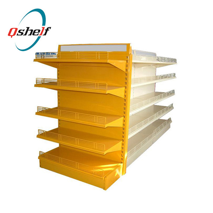 Heavy Duty Stainless Steel 4 Tiers Supermarket Shelf Rack/Super Market Shelf/Vegetable Shelf