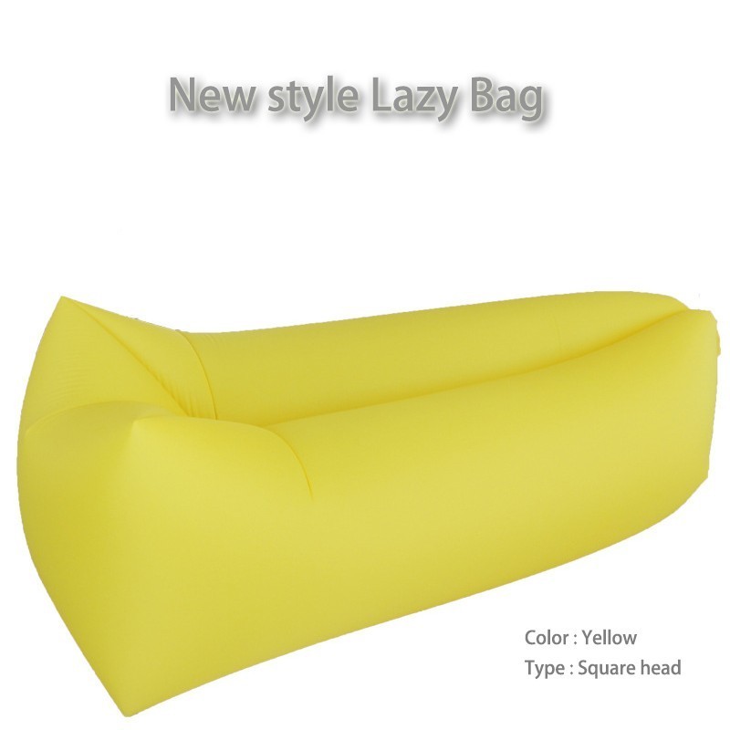 Comfortable lounge chair sleeping inflatable banana sofa bed with factory price