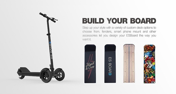 Wholesale Price boosted Electric skateboard three wheel electric scooter 450W