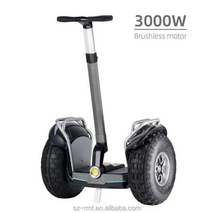 USA warehouse Off road big 2 wheel gyropode cart 3000w 19 inch self balancing electric scooter for sports with handle bar