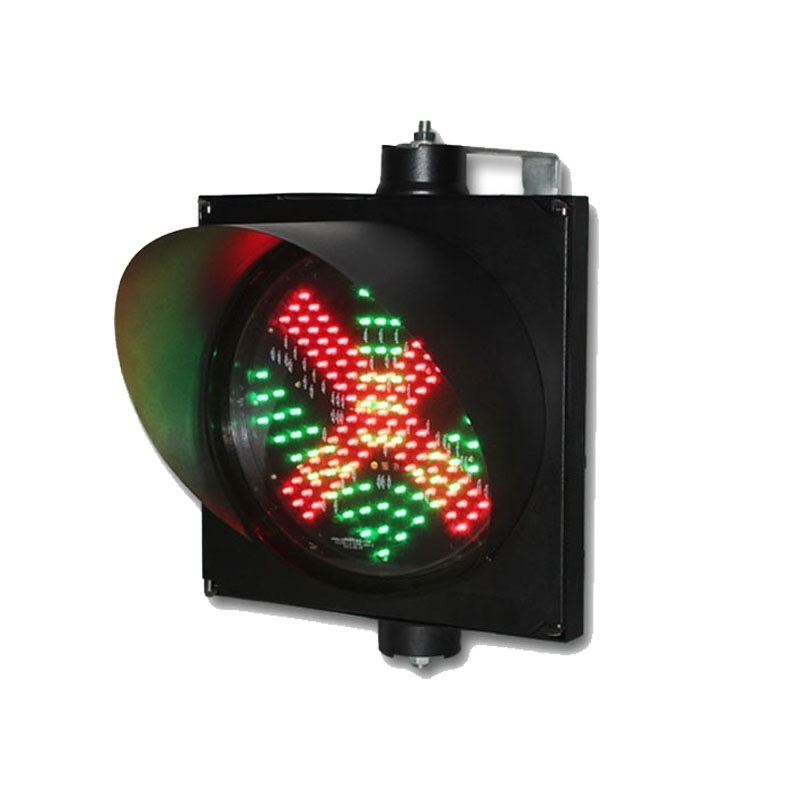 300mm led red cross green arrow in one led traffic light warning lamp