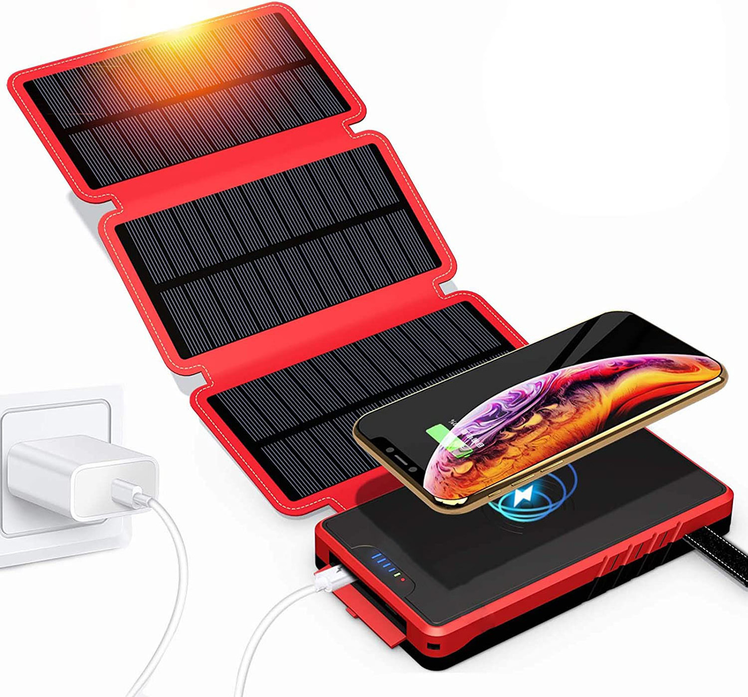 New Technology Cell Phone Battery Pack Portable Solar Laptop Power Bank And Lighter