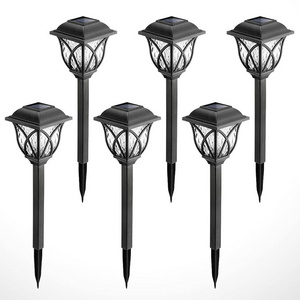 Solar Pathway Lights LED Night Lamp Warm Light Outdoor Garden Lights for Patio, Lawn, Landscape Decorations Christmas