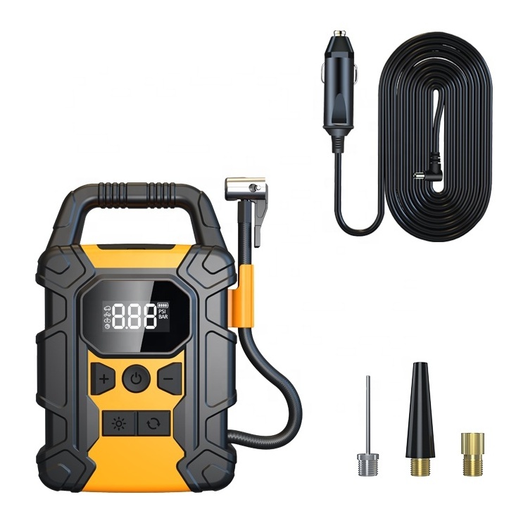 High Speed Inflation Cordless Wireless Powerful Car Air Compressor Pump Tyre Inflator Digital Truck Tire Inflators 12V