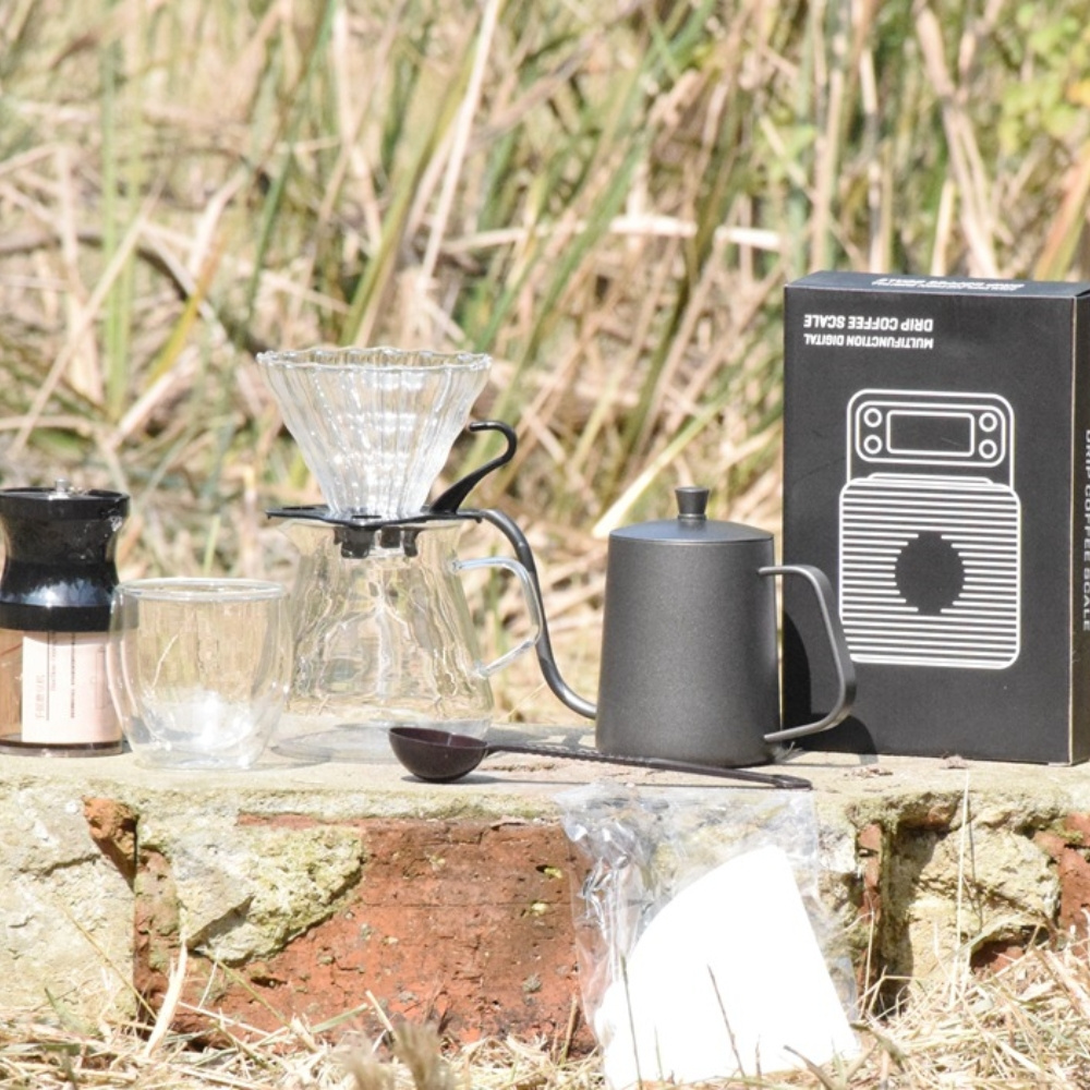 Barista Coffee Grinders Coffee & Tea Sets Pour Over Coffee Maker Outdoor Portable Kitchen Accessories Set