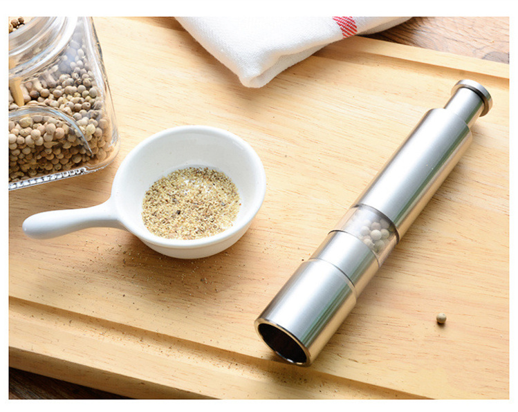 2022 Newest Stainless Steel Salt And Pepper Manual Grinder Mill, Top Quality Portable Manual Pepper mill