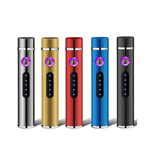 Portable Flameless USB Plasma X Wind Proof Electric USB Rechargeable Atomic Dual Arc Lighters for Cigarette Smoking Accessory