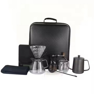 High Quality Arabia New Coffee Set Gift Coffee Maker With Pour Over Coffee Kettle Camping Travel Gift Set