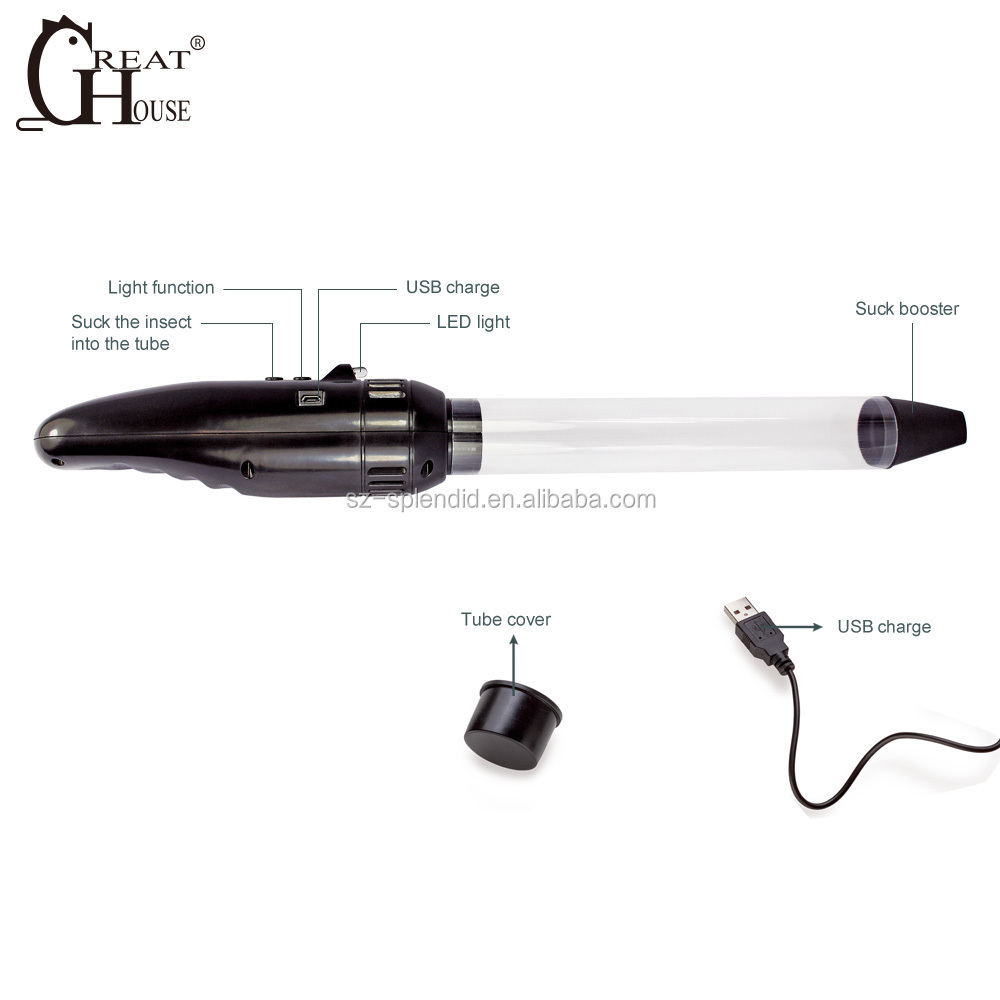 GH-200C insect Catcher Vacuum with LED Flashlight