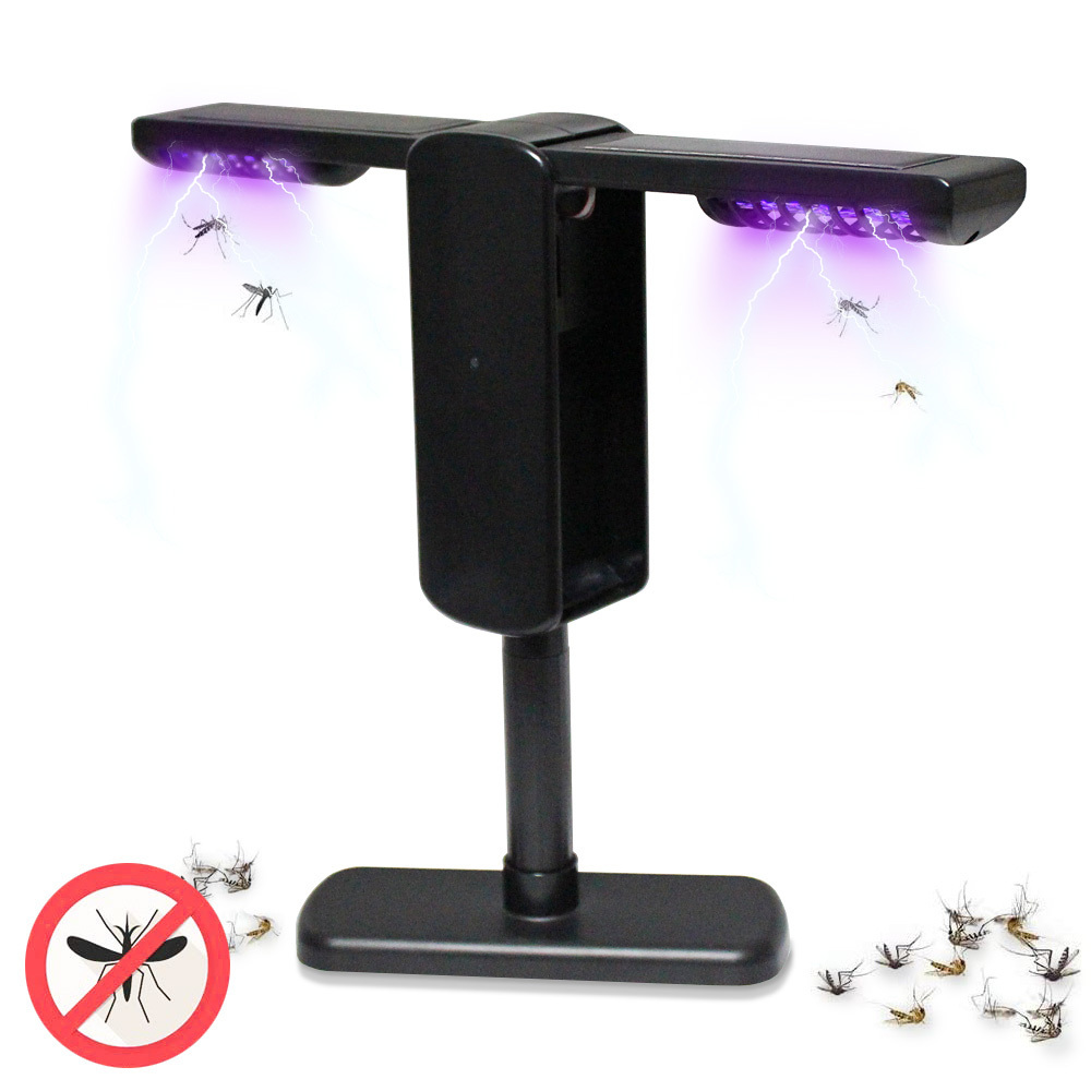 GH-117 waterproof high quality solar bug killer mosquito lamp pest trap electric mosquito killer