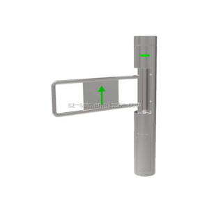 Pedestrian Access Mechanical Swing Barrier Gate Manual Swing Turnstile For Supermarket