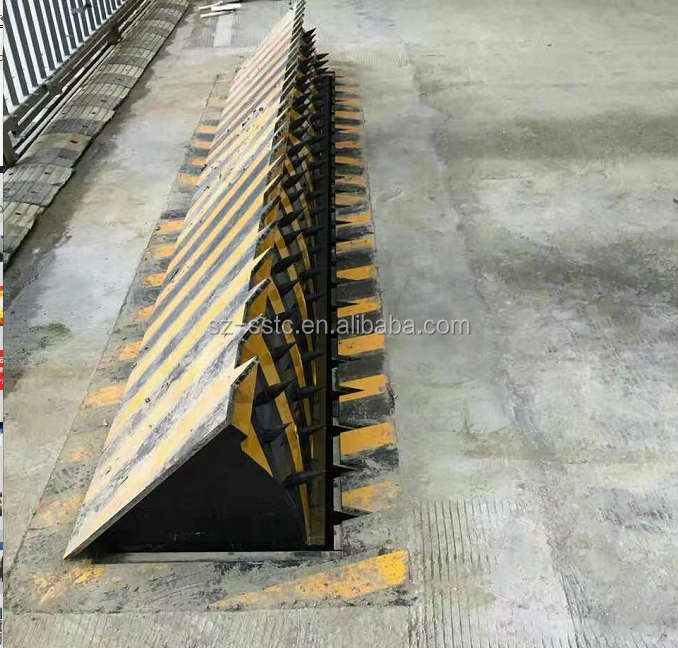 Parking stopper traffic hydraulic electric anti-crash automatic spike road blocker