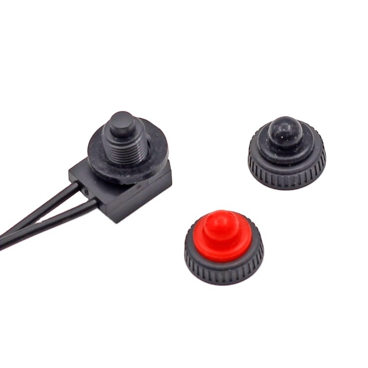 Push Button Switch On Off Waterproof Dustproof LED Lighting Push Button Switch