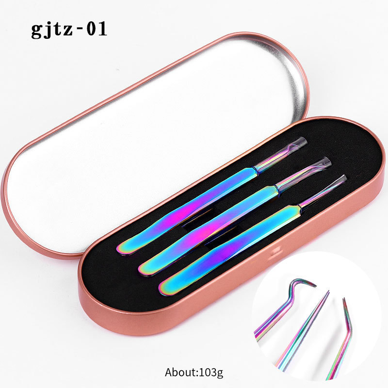 Durable Color Titanium Cuticle Pushers Nippers Manicure Beauty Tool Stainless Steel Sets Nail File