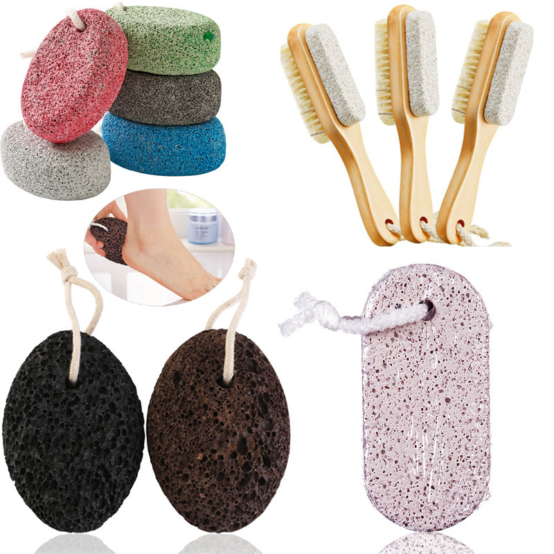 Exfoliation Pedicure Tools Supplies Natural Foot Hard Skin Callus Remover Glass Pumice Stone