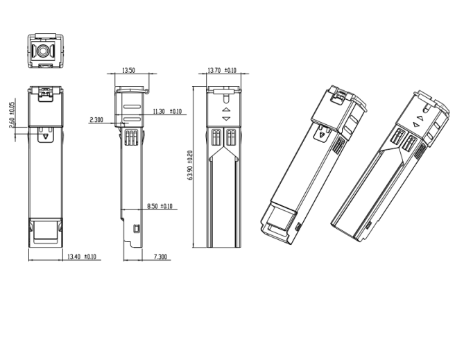 GPON OLT CLASS C+++ SFP Transceiver Optical Module Single fiber bidi SC Connector sfp fiber transceiver module