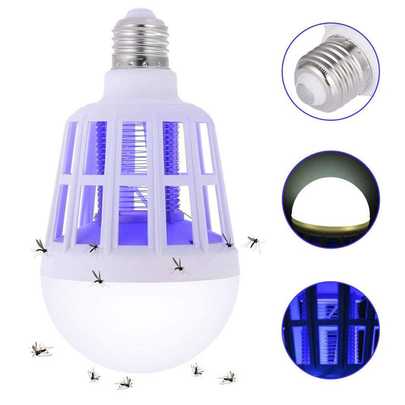 Household Mosquito Repellent Machine Bulb Electric Insect Flies Killer Lamp Anti Moustique Lamp Fly Kill Bulb