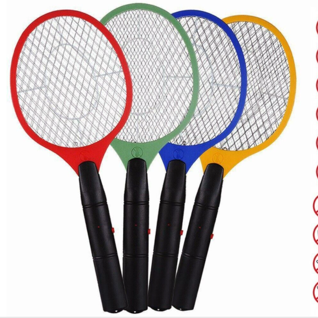 2AA Battery Electric Fly Mosquito Swatter Bug Swatter Racket Anti Mosquito Killer Electric Mosquito Swatter