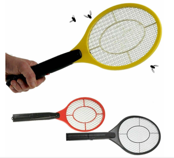 2AA Battery Electric Fly Mosquito Swatter Bug Swatter Racket Anti Mosquito Killer Electric Mosquito Swatter