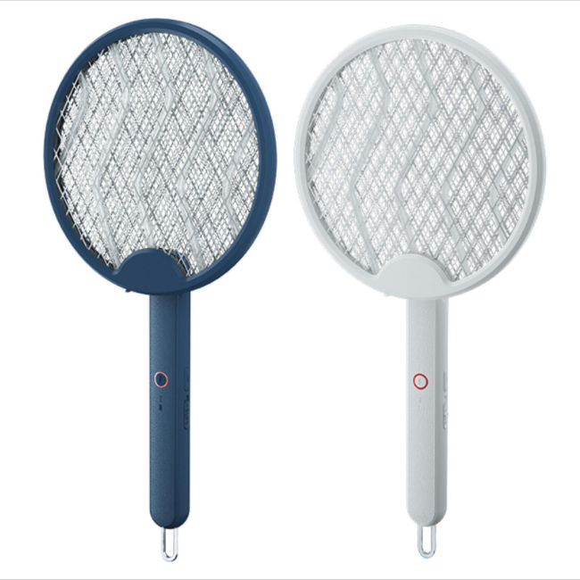 4000V Mosquito Zapper Racket Summer Electric Fly Swatter Racket  for Outdoor Home Office Backyard