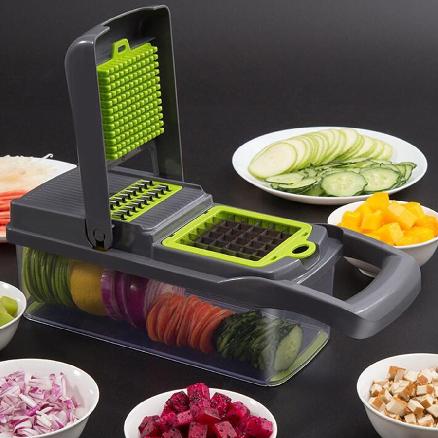 NEW Multifunction Vegetable Cutter Food Slicer Dicer Nicer Vegetable Fruit Peeler Chopper Cutter Carrot Cheese Grater