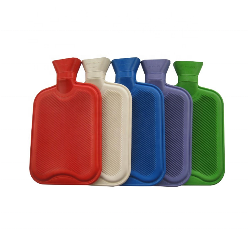 2000ml Factory Direct Manufacture Natural Rubber Hot Water Bottle for Pain Relief