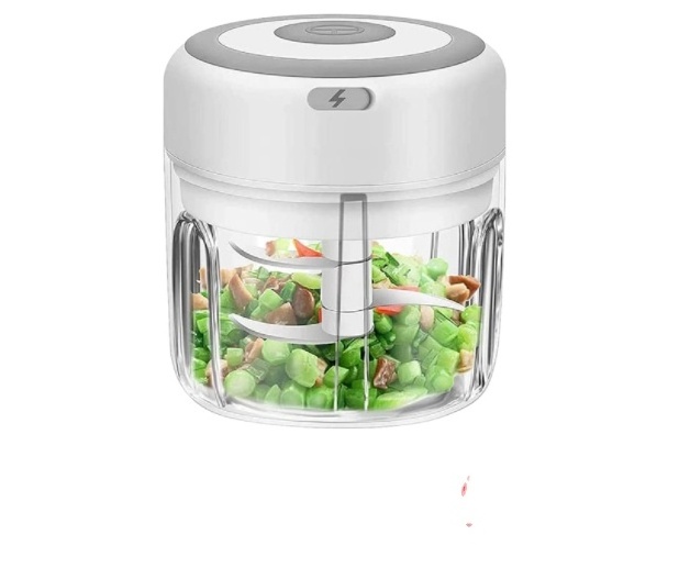 Portable USB Charging Electric Garlic Chopper Garlic Masher Mincer Crusher Pepper Chili Nuts Meat Grinder US EU Food Chopper