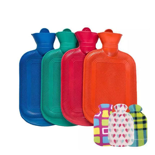 2000ml Factory Direct Manufacture Natural Rubber Hot Water Bottle for Pain Relief