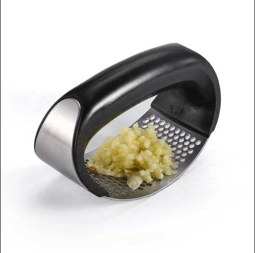 Handle Garlic Press Stainless Steel Garlic Press Rocker Ginger Crusher Squeezer Customization Kitchen Vegetable Chopper