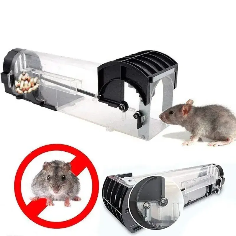 2 Pack Humane Quick Rodent Catcher Mouse Traps Effective Indoor and Outdoor Pest Control