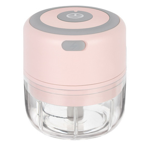 Automatic Waterproof USB Portable Electric 100ml 250ml Garlic Chopper Mini Cordless Food Chopper For Home Use