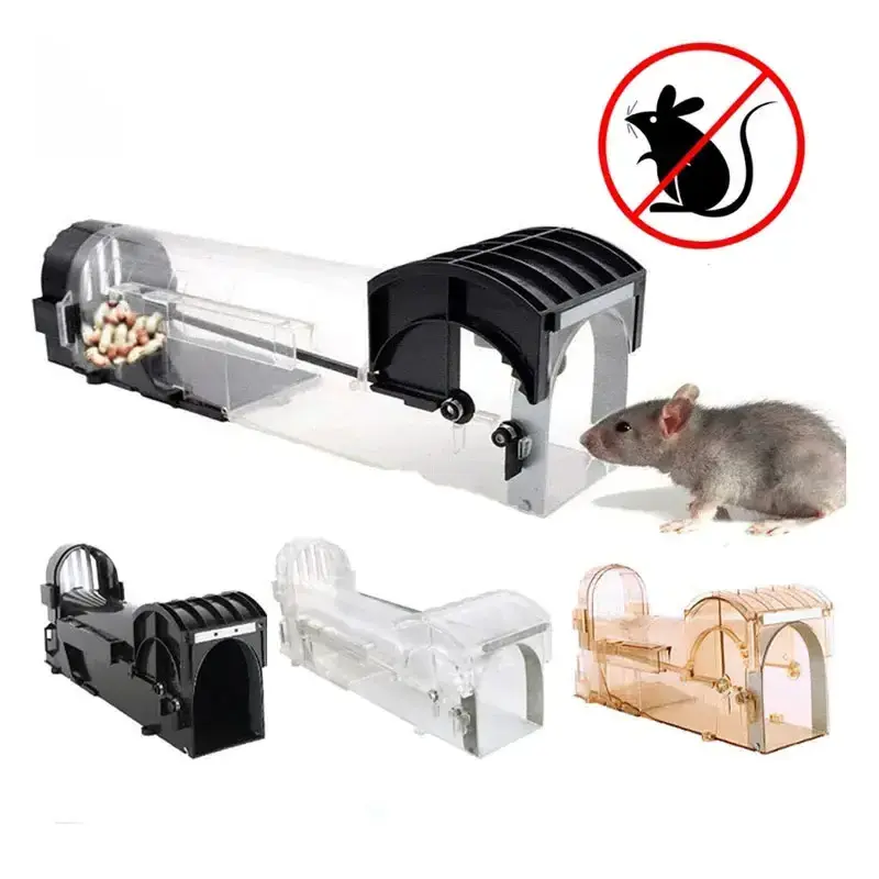 OEM/ODM New Arrival Highly Effective Plastic Smart Humane Live Catch Rats Mouse Trap Machine Mouse Trap Cage Mouse Trap