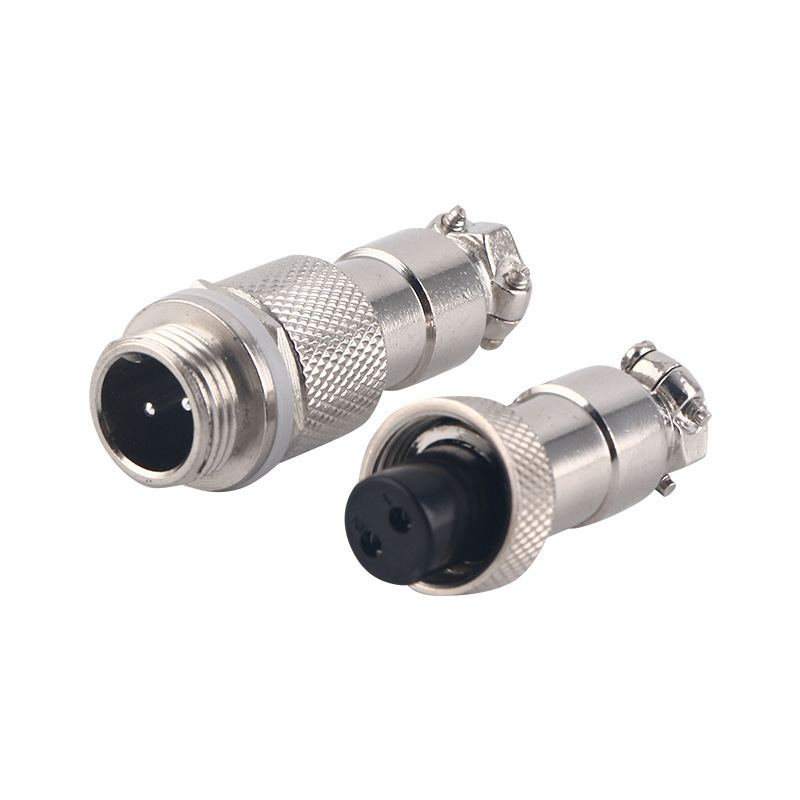 Original manufacturer M12 2pin 4 pin 8P aviation connector Male plug to female plug power connector for connect wire