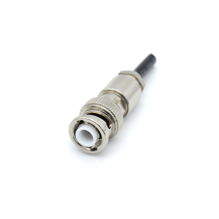 BNC male Type to BNC Male to F Female Jack TV Coax Connector