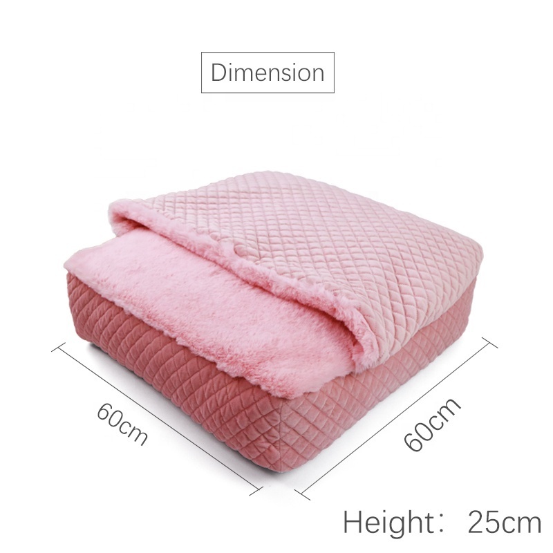 Wholesale Hot Orthopedic Top Quality Large Washable Soft Luxury Massage Memory Foam Supplies Pet Dog Bed Mat Mattress