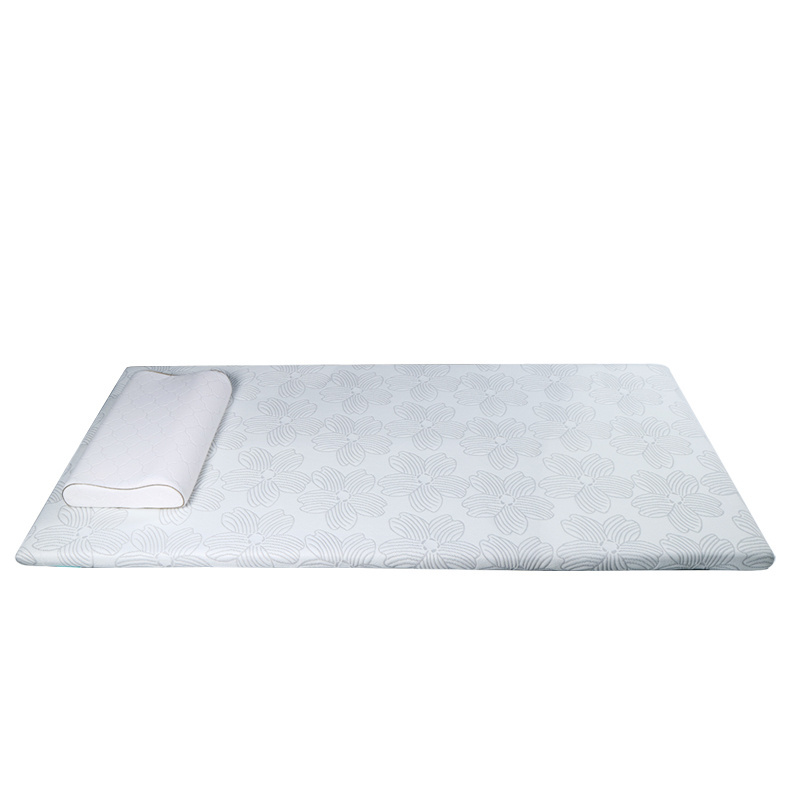 Roll Up Single Gel Infused Double Layer Foam Mattress To Release Pressure And Enjoy Sound Sleep