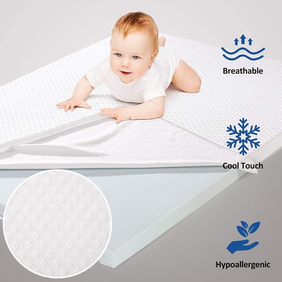 polyester bed mattress topper Sleep Bed Home Furniture Fabric mattress topper 10cm mattress topper for massage table