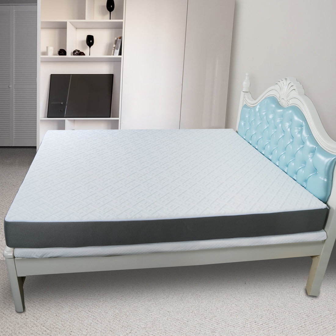 Best Price Wholesale Customized Size 5 Star Full Memory Foam Thick Mattress Comfortable Bed Mattress