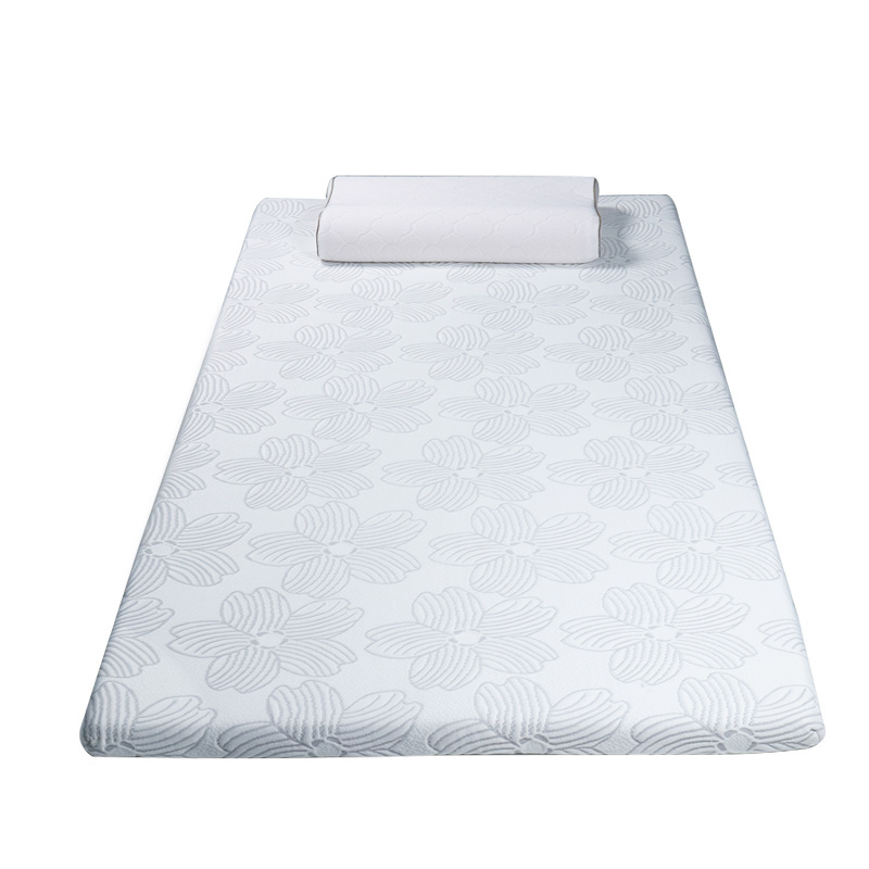 Roll Up Single Gel Infused Double Layer Foam Mattress To Release Pressure And Enjoy Sound Sleep