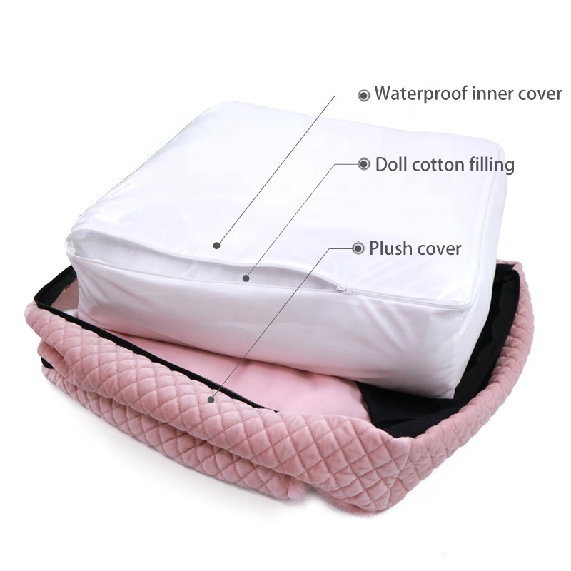 Wholesale Hot Orthopedic Top Quality Large Washable Soft Luxury Massage Memory Foam Supplies Pet Dog Bed Mat Mattress