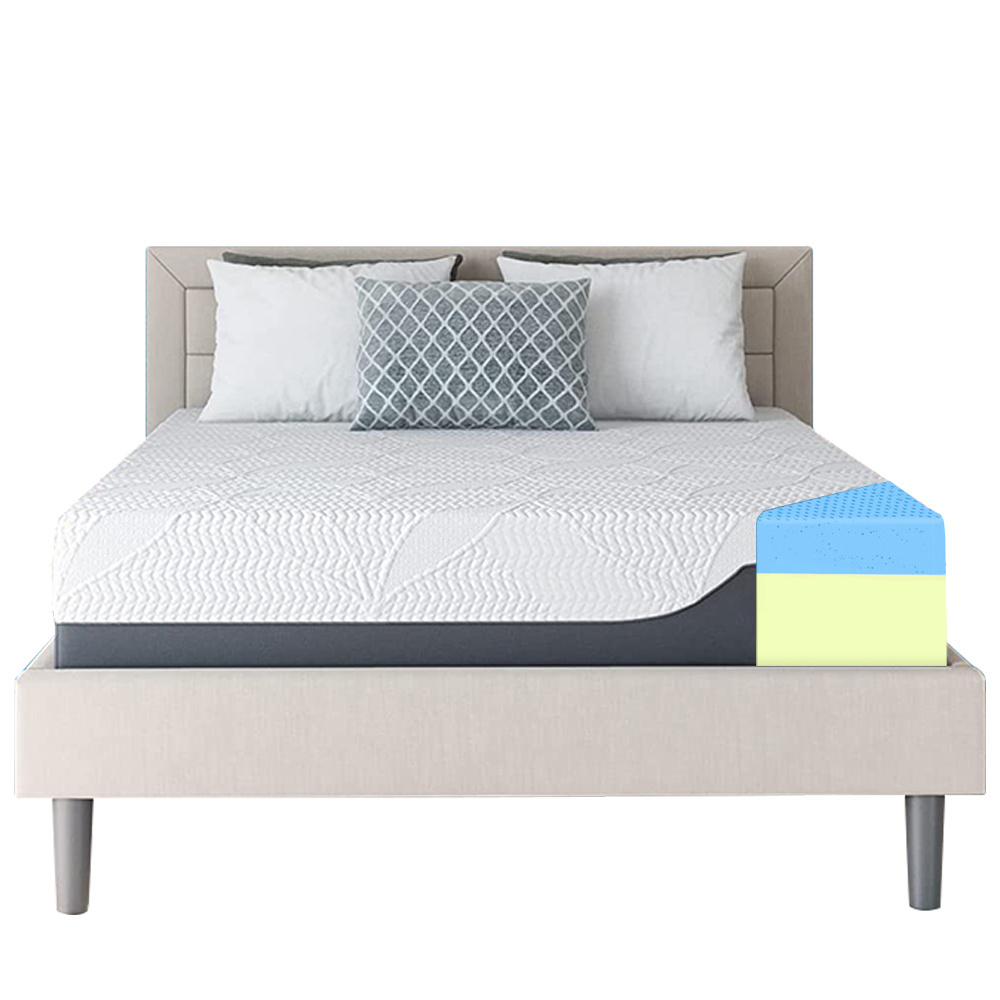 12 Inch Gel Memory Foam Mattress Topper California King Queen Full Twin Double Single Size Hybrid Mattress In A Box