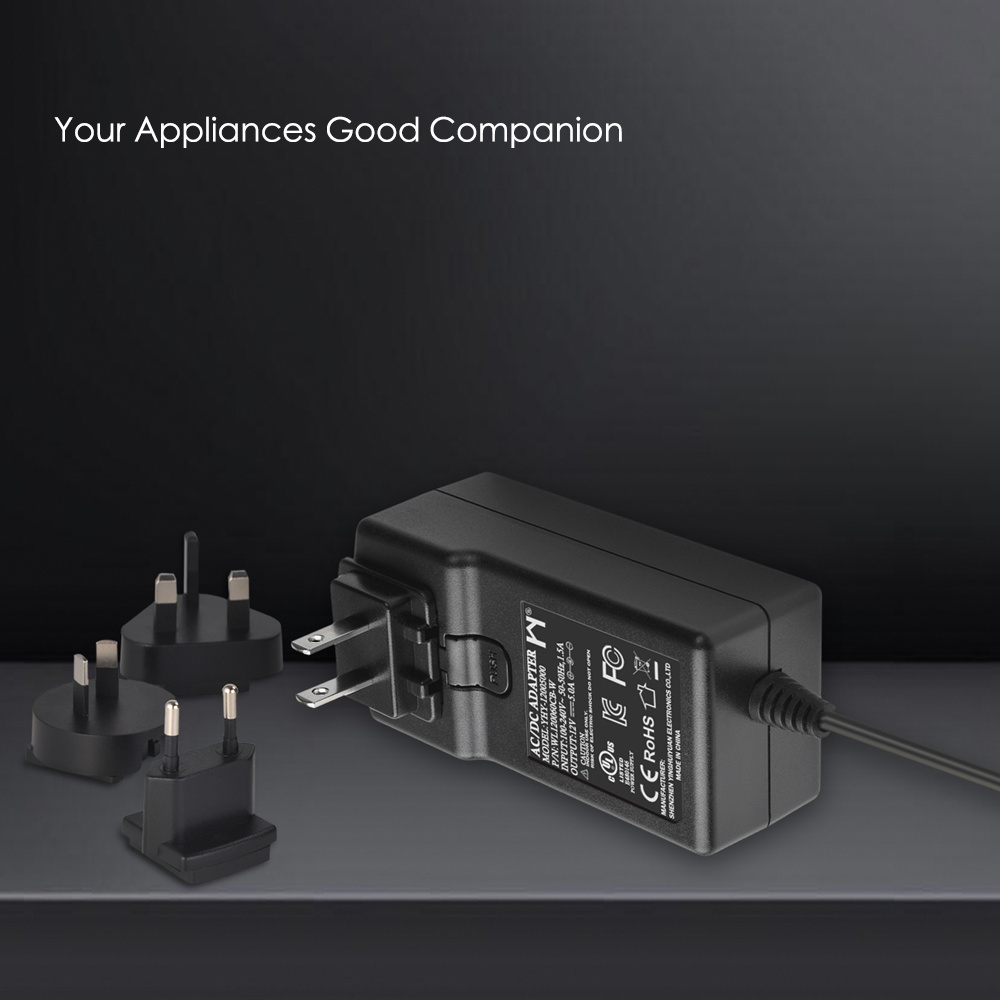 Class 2 Power Supply 24 Volt 2.5 Amp Transformer Power Adaptor 24V 2.5A AC DC Power Supply Adapter Plug in 3 Years YHY-24002500