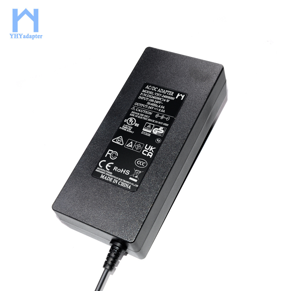 AC DC Adapter 24V 8A 8.3A Power supply adaptor 200W 24v8a Desktop switch AC/DC Power adapter 24 volt 200 watt