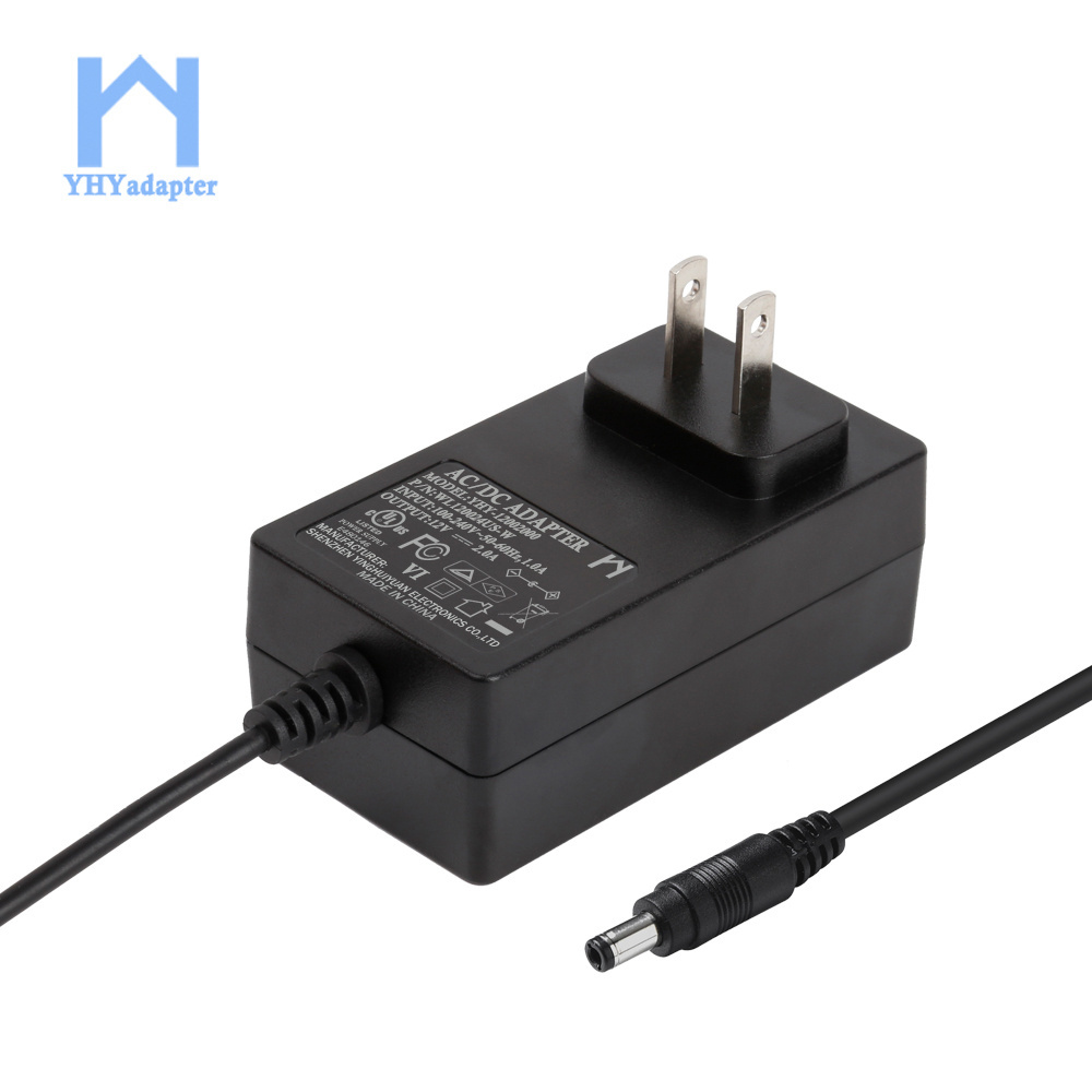 12v2a 24w 220v 230v 24 Watts 2000ma Transformer Ce Ul Adaptor Power Supply 12 Volt 12v 2a Black DC White Box Plug in 3 Years YHY