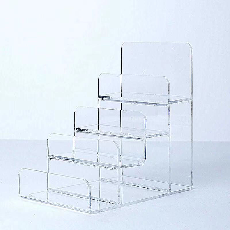 Factory Made Clear Acrylic Wallet Display Stand Holder Leather Handbag Purse Display Stand