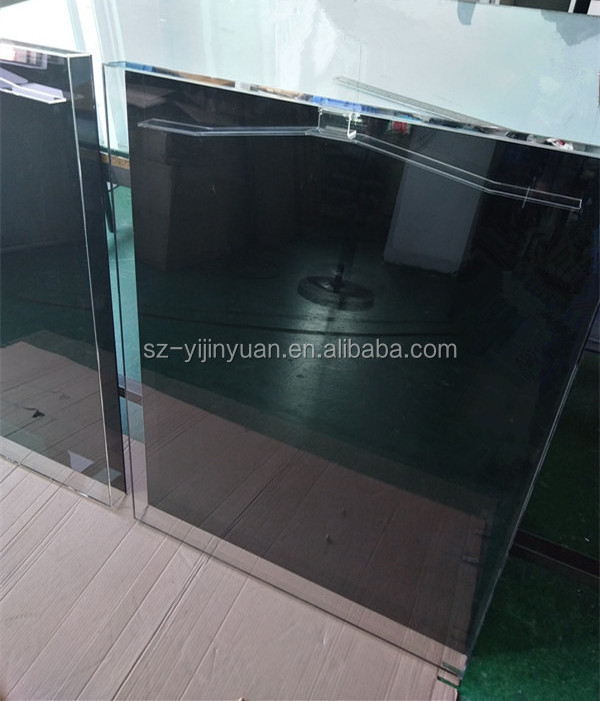 Clear Acrylic Lockable jersey Case wall mountable Acrylic Small Jersey Display Glass Frame Cabinet Case with Mirrored Back