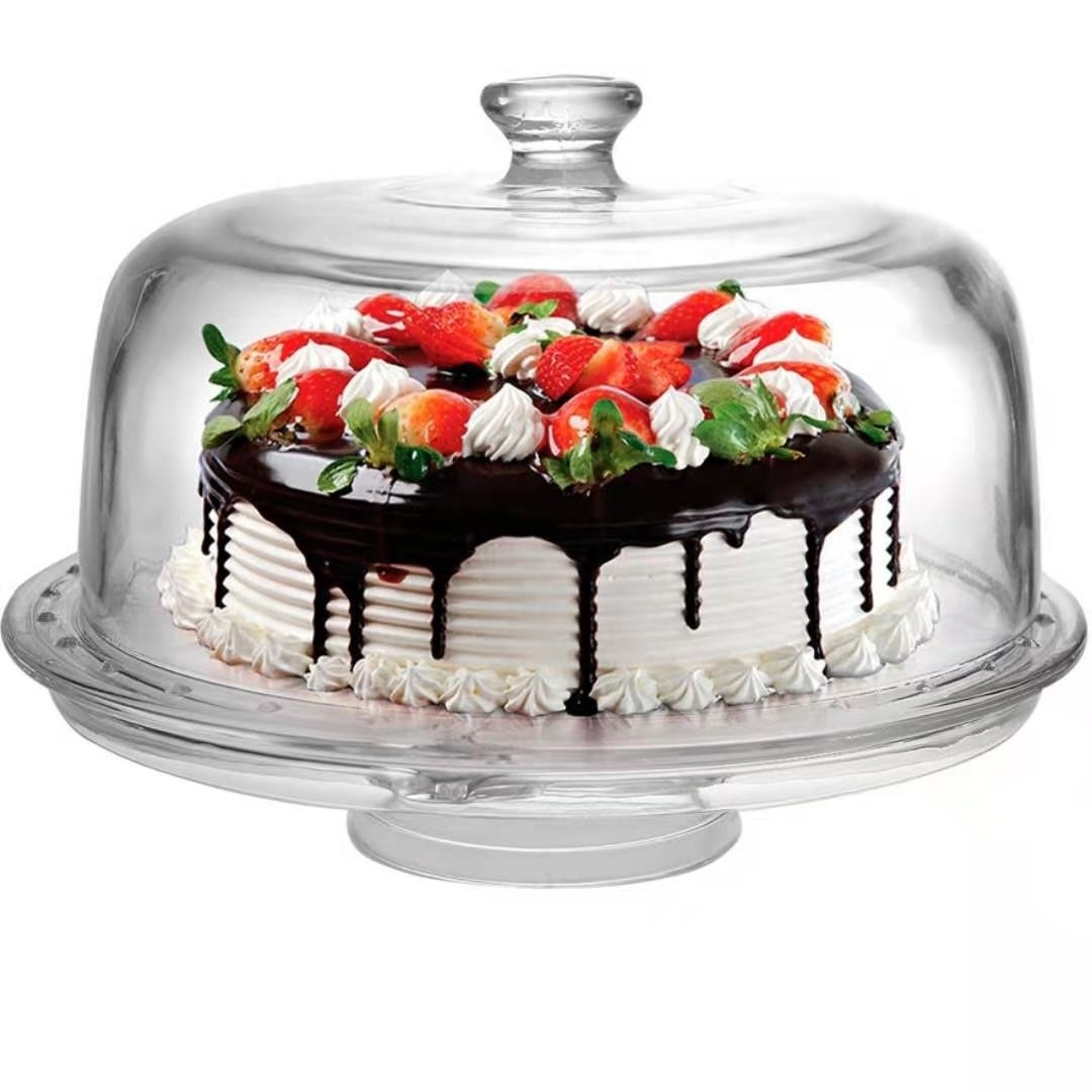 Clear Tiered Acrylic Round Cake Stand Dessert Fruit Display Food Candy Fruit Tray Great for Wedding Birthday Parties