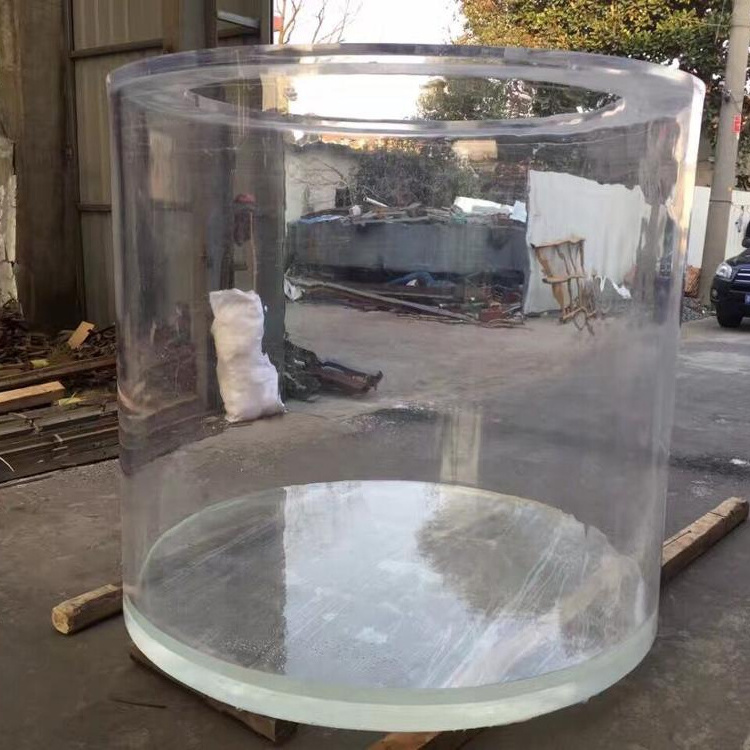 Round Aquarium cylindrical fish tank Clear Fish Tank Large Round Tank Acrylic Cylinder