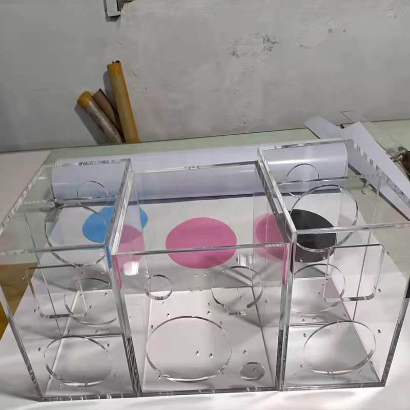 Clear Acrylic Rectangle Driver Sealed Woofer Enclosure Acrylic Box Acrylic Cabinet For Speaker